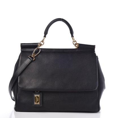 Dolce & Gabbana Dauphine Large Miss Sicily Satchel Black 1 of 6