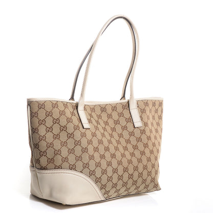 Gucci Monogram Medium New Britt Tote Off White 3 of 7