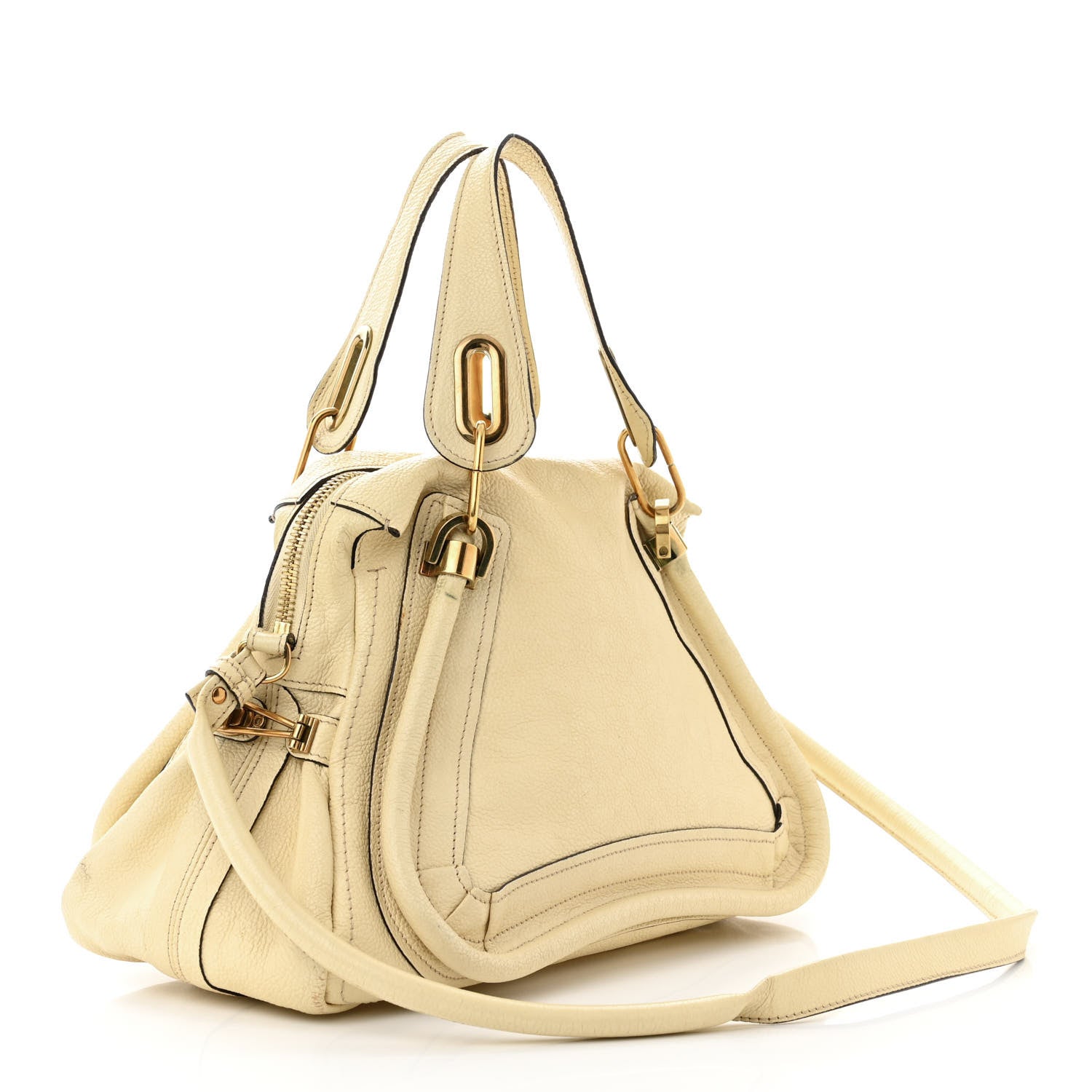 Chloe Calfskin Paratay Beige 3 of 14