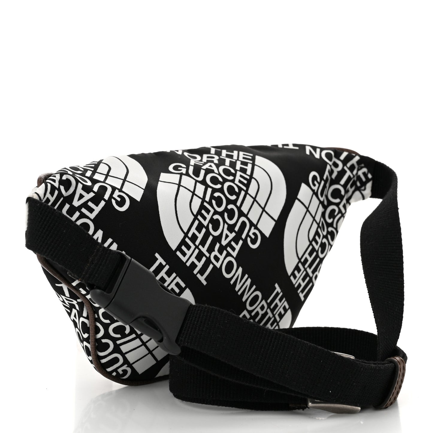 X THE NORTH FACE Econyl Nylon Belt Bag Black Ivory Crop