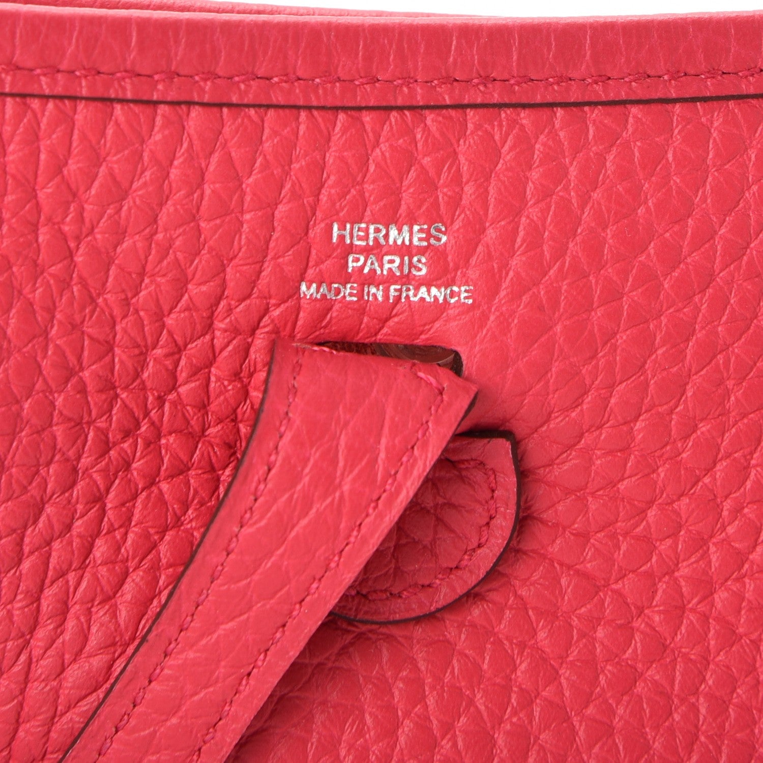 Hermes Taurillon Clemence Evelyne TPM Rose Extreme 6 of 9