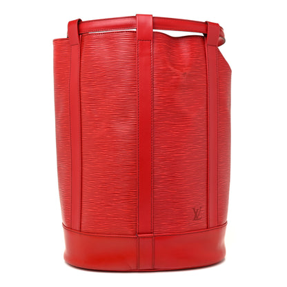 Louis Vuitton Epi Randonnee PM Castillan Red 1 of 26