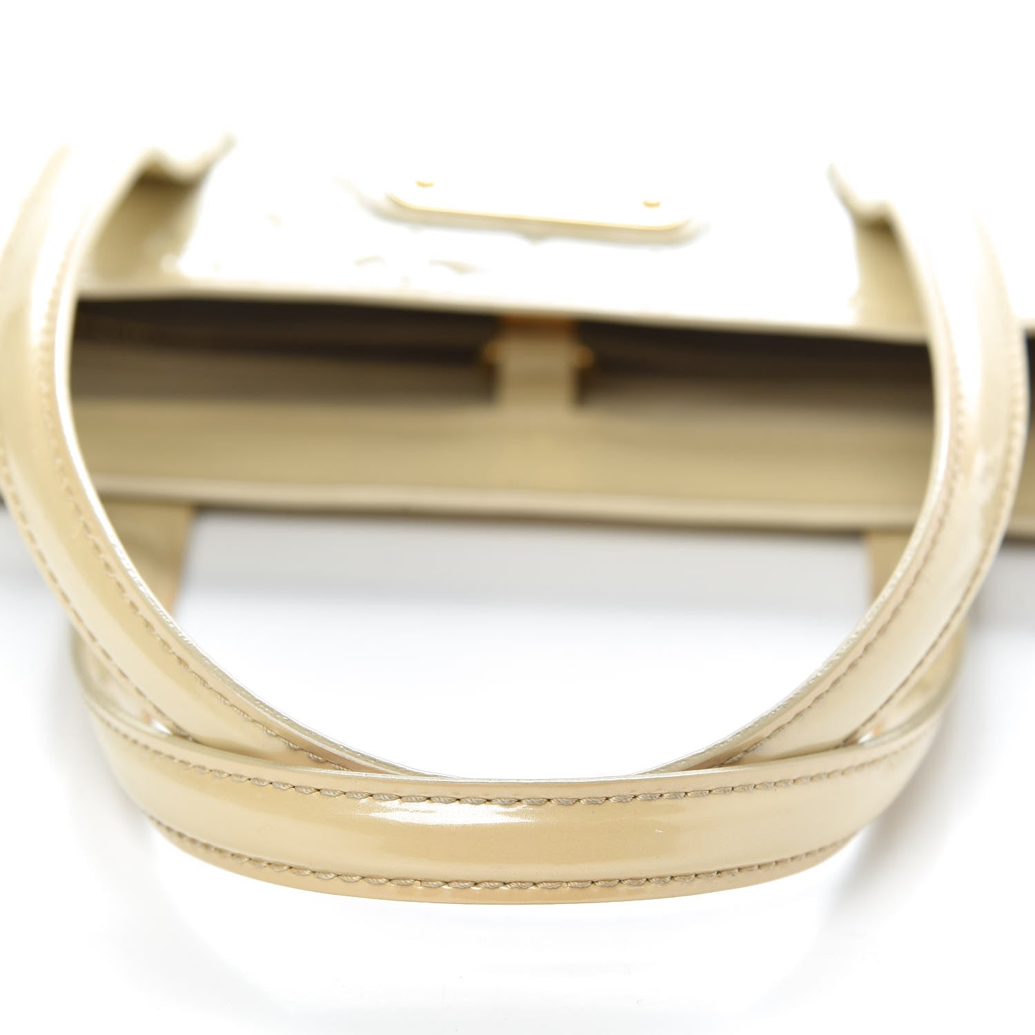 Louis Vuitton Vernis Wilshire MM Blanc Corail 12 of 17