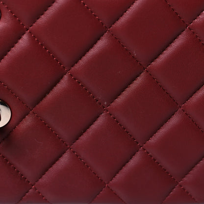 Chanel Lambskin Quilted Jumbo Double Flap Burgundy 11 of 13