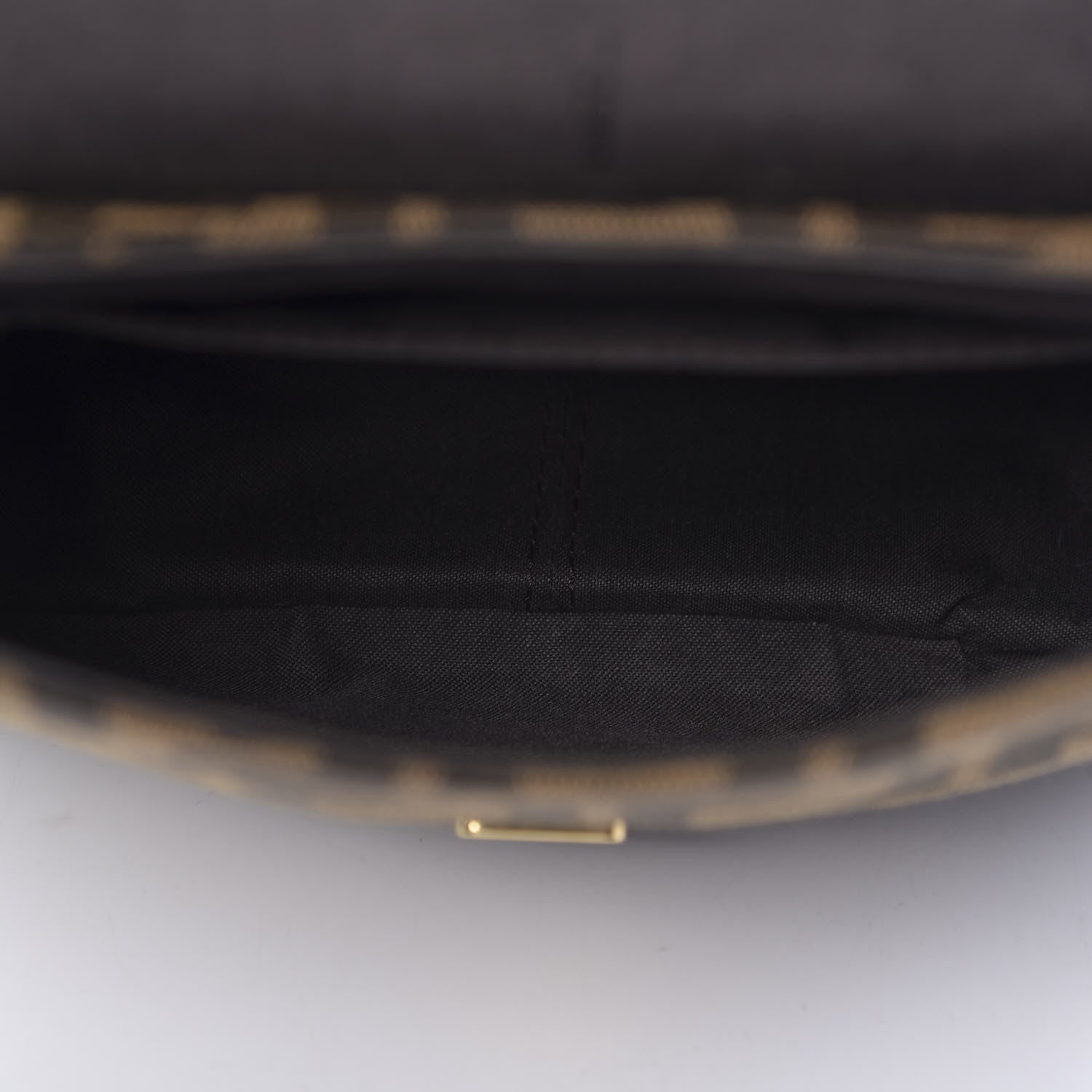 Fendi Zucca Vitello Artic Mini Messenger Bag Tobacco Castagna 5 of 13