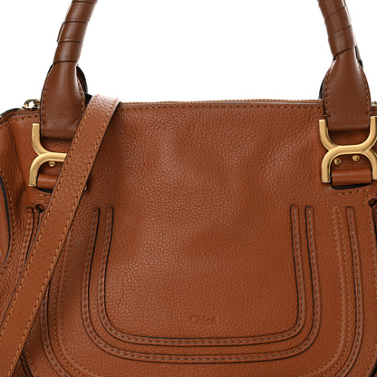 Chloe Calfskin Medium Marcie Satchel Tan 7 of 12