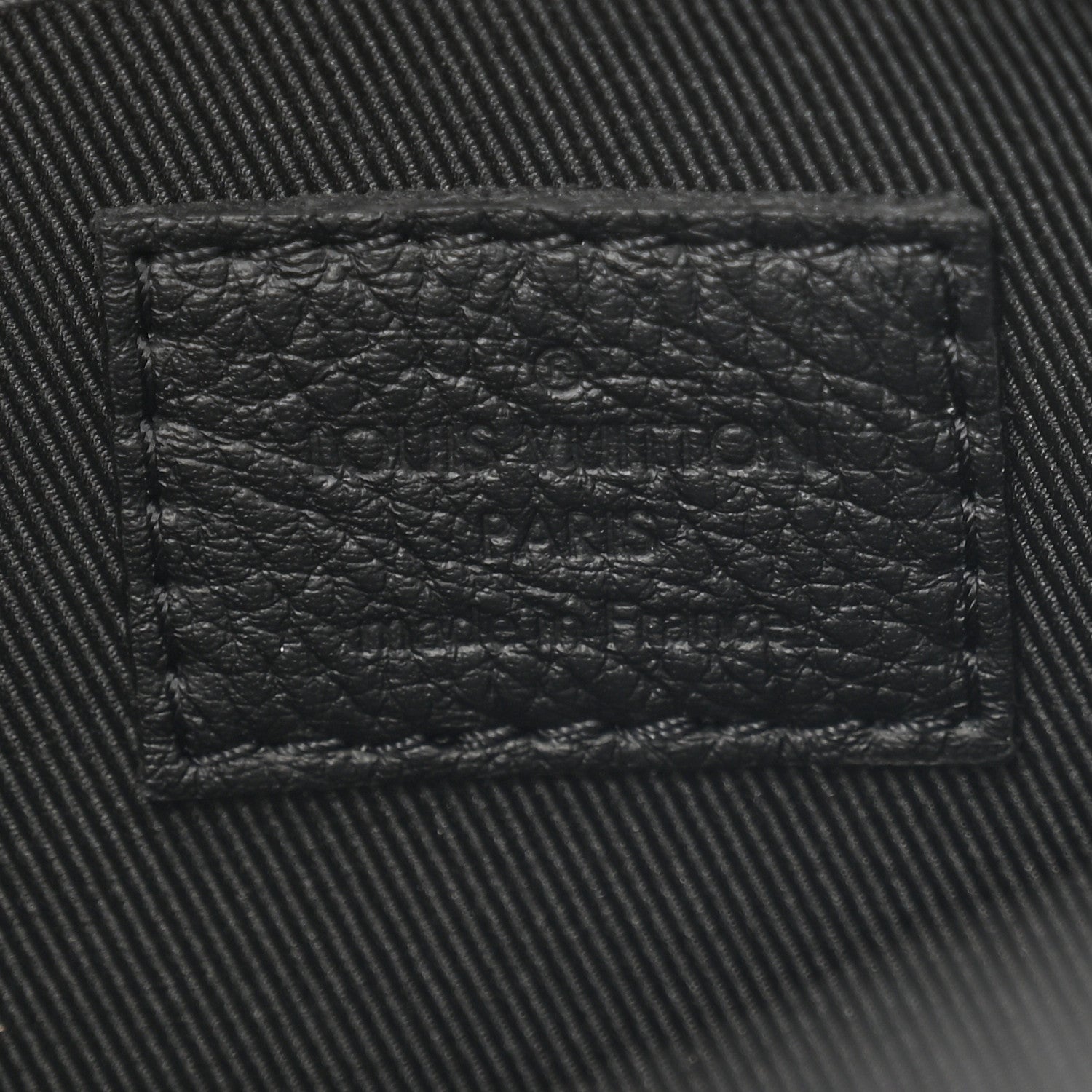 Louis Vuitton Shadow Calfskin Monogram Pochette Voyage Souple Black 6 of 6