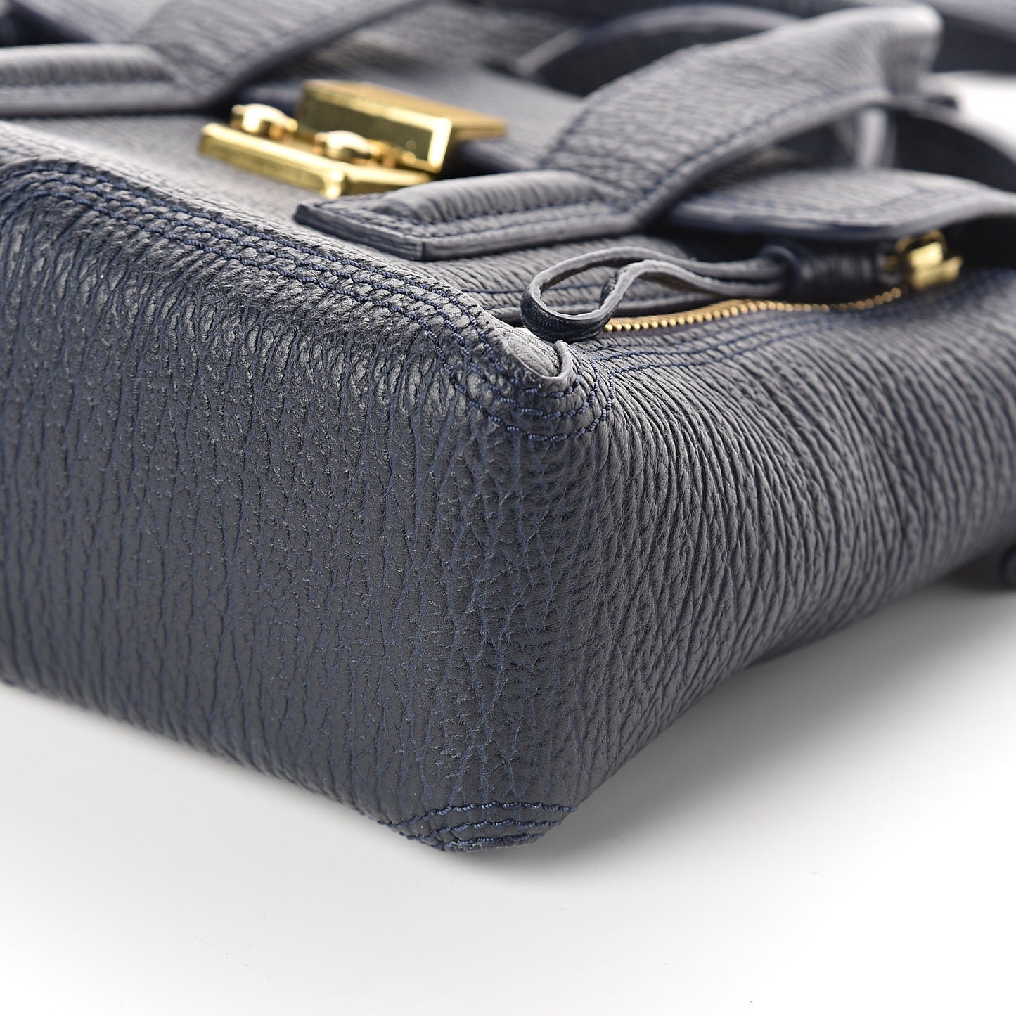 3.1 Textured Calfskin Mini Pashli Satchel Ink