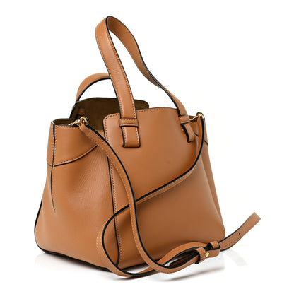 Loewe Calfskin Small Hammock Nugget Shoulder Bag Light Caramel 3 of 9