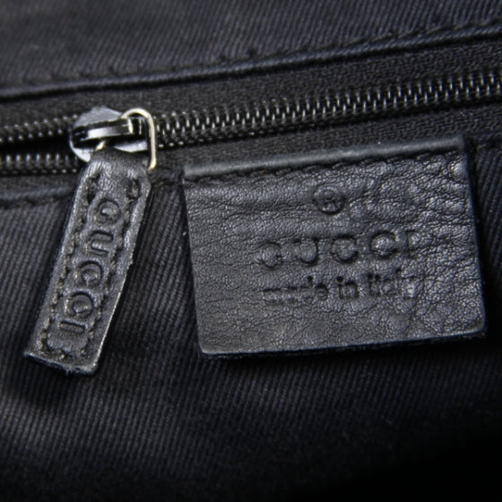 Gucci Nylon Monogram Hobo Black 9 of 9