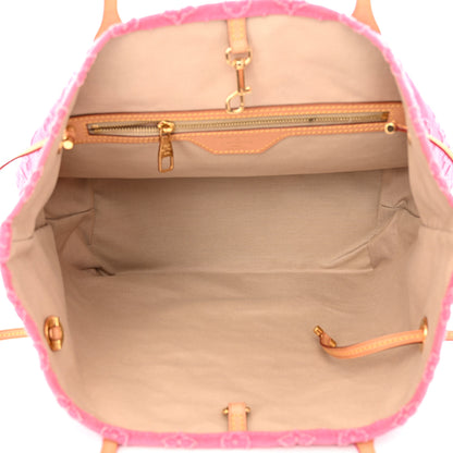 Louis Vuitton Monogram Denim Neverfull MM Rose 5 of 9
