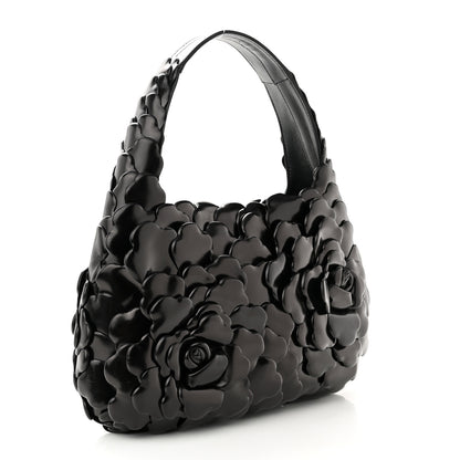 Valentino Garavani Nappa Atelier 03 Rose Edition Small Hobo Black 3 of 9