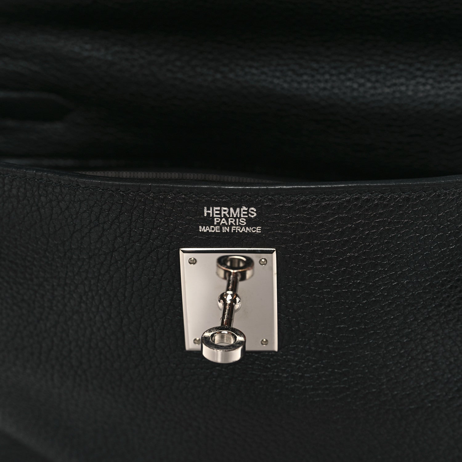 Hermes Taurillon Clemence Kelly Retourne 32 Black 6 of 9