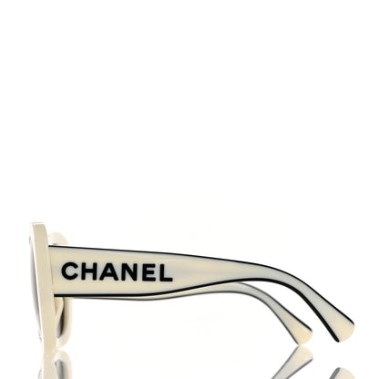 Chanel Acetate Sunglasses 71414A White 3 of 8