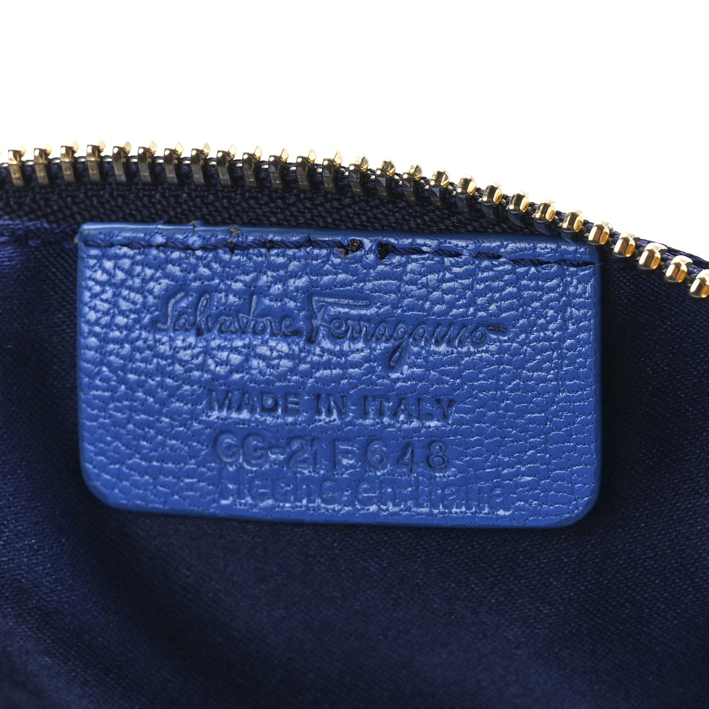 Goatskin Vertical Mika Tote Blue