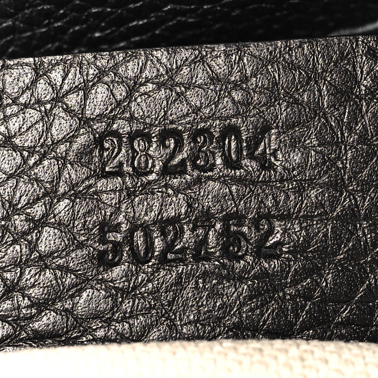 Pebbled Calfskin Soho Hobo Black