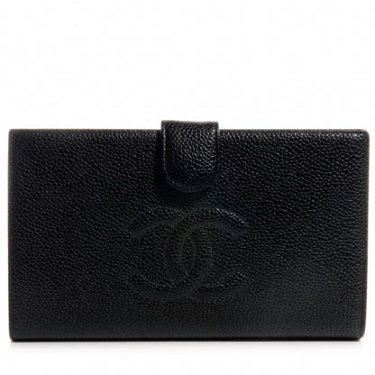 Chanel Caviar CC Wallet Black 1 of 10