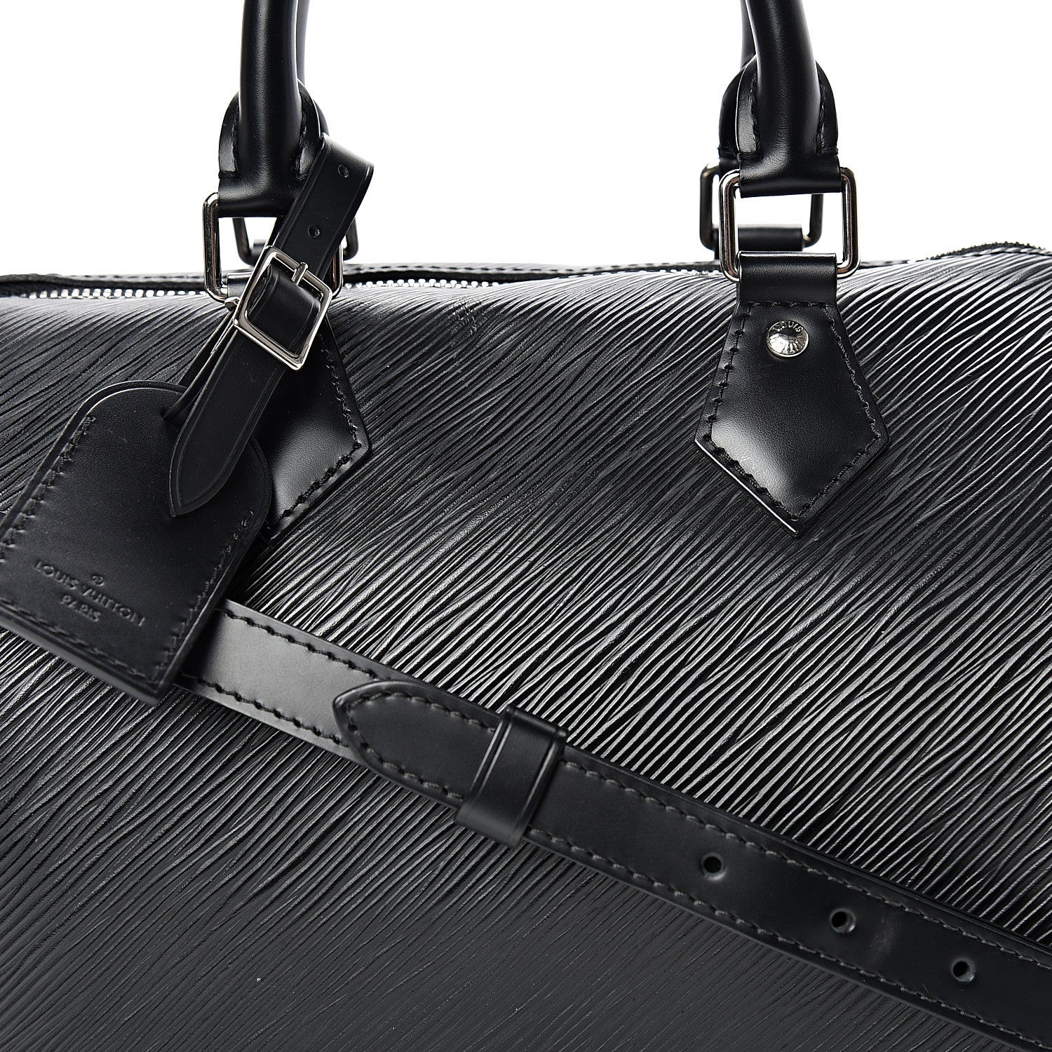 Louis Vuitton Epi Speedy Bandouliere 25 Black 7 of 14
