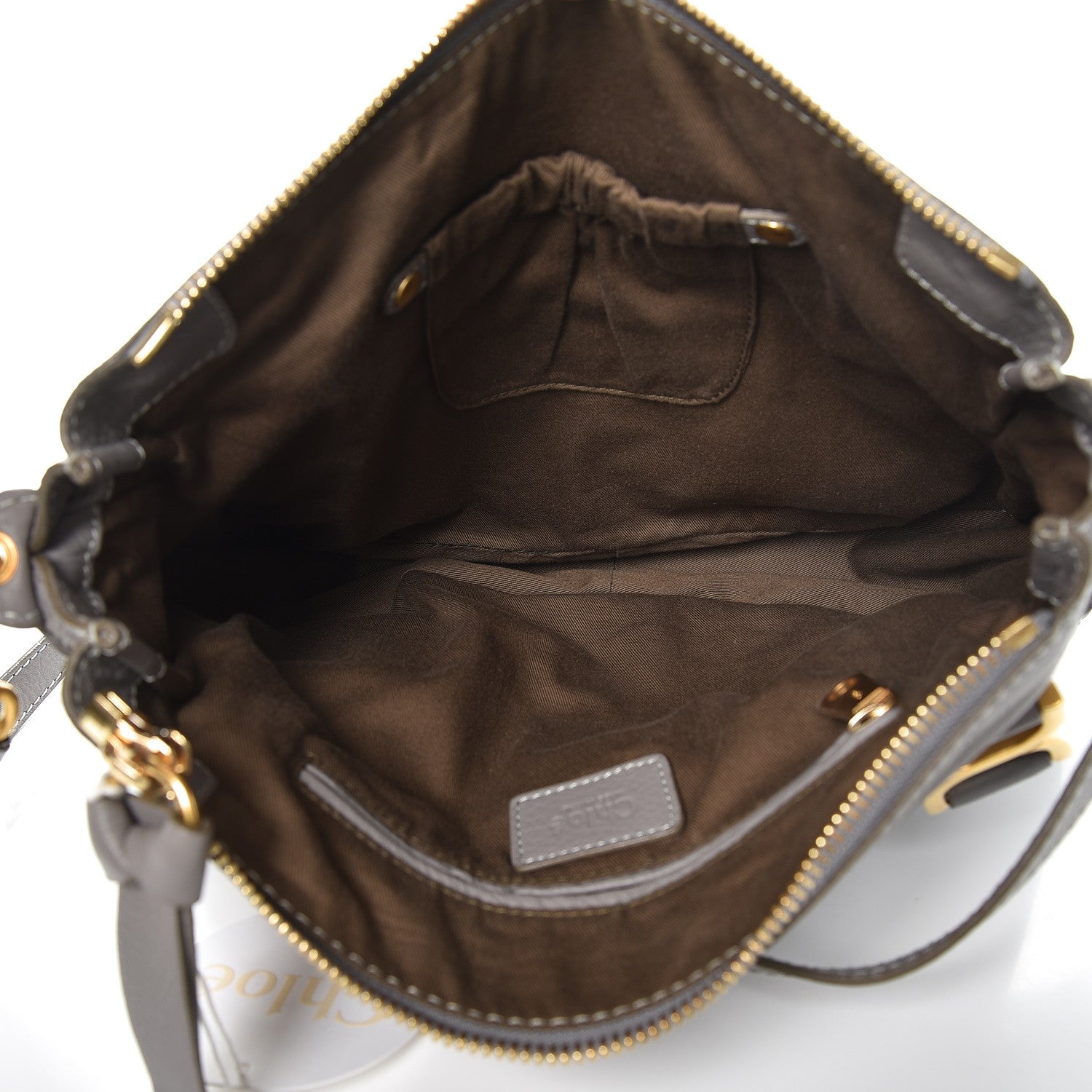 Chloe Calfskin Medium Marcie Satchel Cashmere Grey 5 of 13