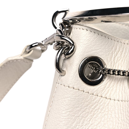 Jimmy Choo Grainy Goatskin Bon Bon Bucket Bag Latte 12 of 13
