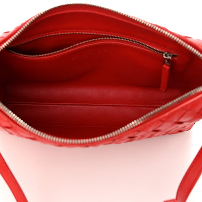 Bottega Veneta Nappa Intrecciato Small Camera Bag Red 5 of 13