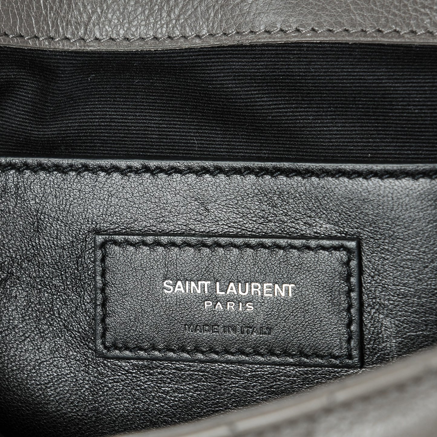 Grain De Poudre Medium Triquilt Monogram Satchel Earth