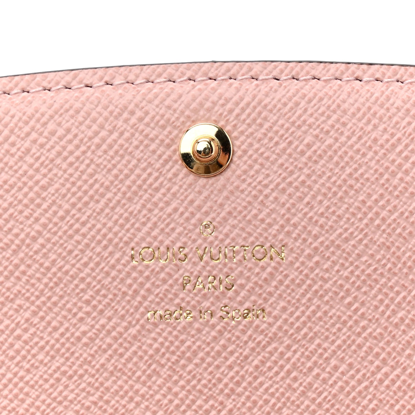 Monogram Emilie Wallet Rose Ballerine