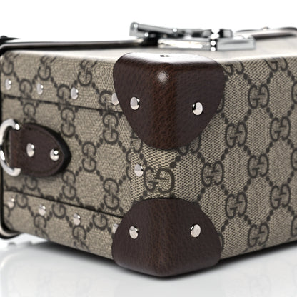 Gucci GG Supreme Monogram Globe-Trotter Beauty Case Brown 8 of 10