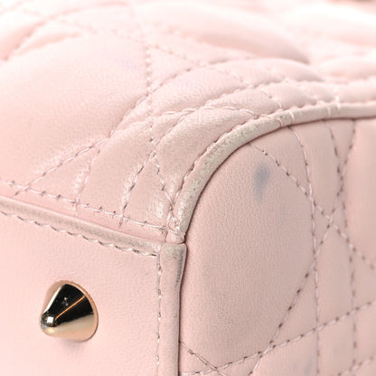 Christian Dior Lambskin Cannage Medium Lady Dior Light Pink 10 of 15