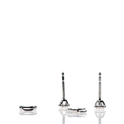 Tiffany Platinum Diamond .17ctw Soleste Earrings 3 of 6