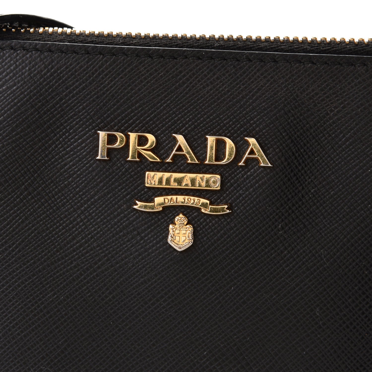 Prada Saffiano Pochette Black 7 of 8