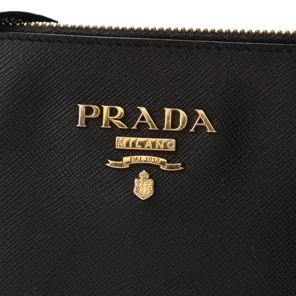 Prada Saffiano Pochette Black 7 of 8