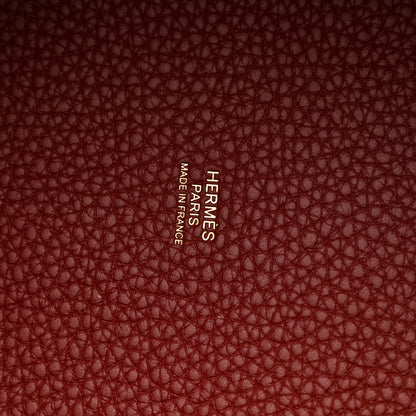 Hermes Taurillon Clemence Picotin Lock 18 PM Rouge H 6 of 11