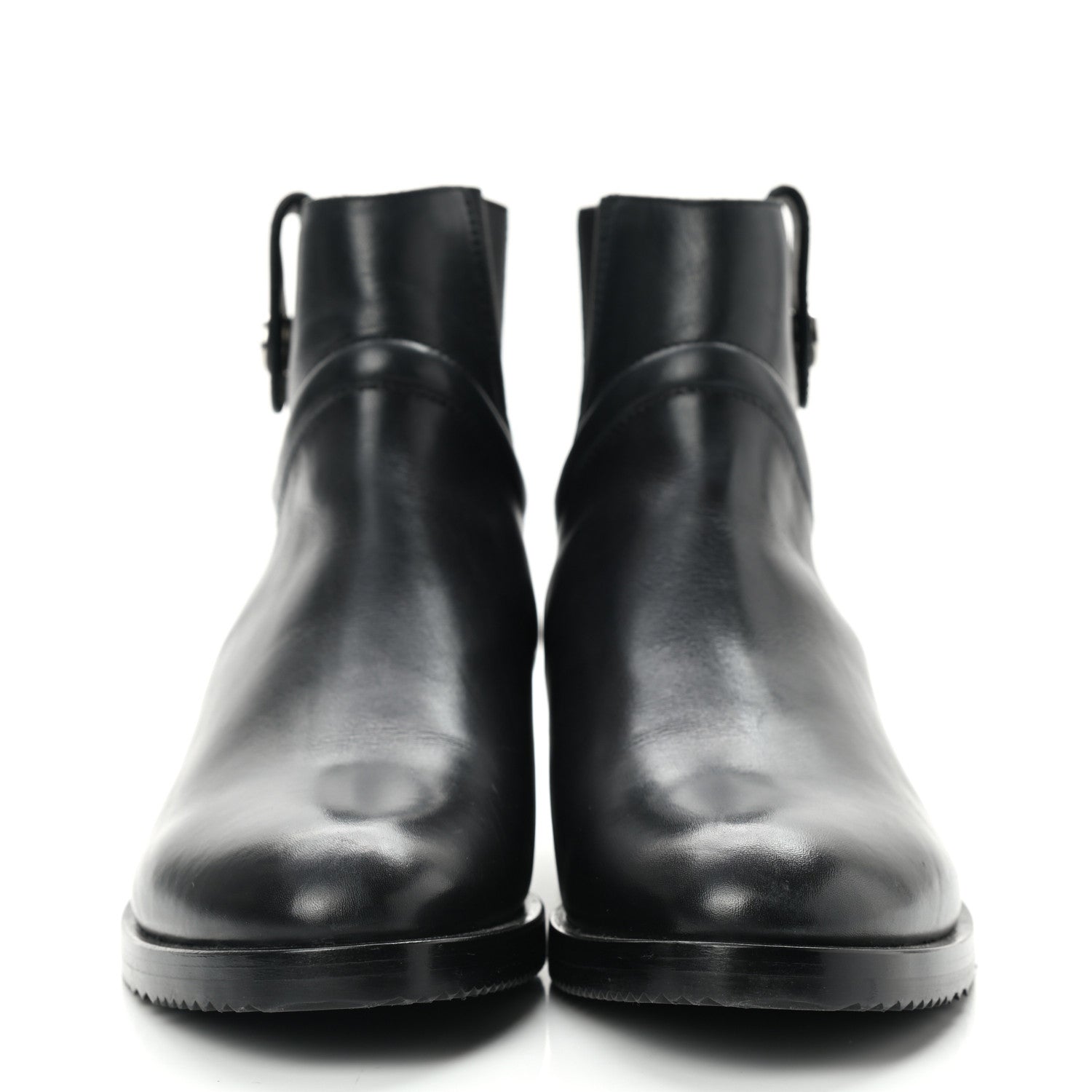 Hermes Waterproof Calfskin Womens Nedji Competition Boots 36 Black 2 of 9