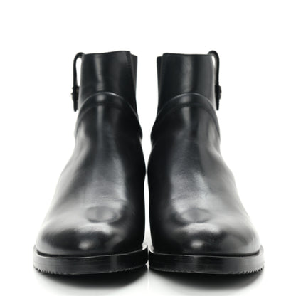 Hermes Waterproof Calfskin Womens Nedji Competition Boots 36 Black 2 of 9