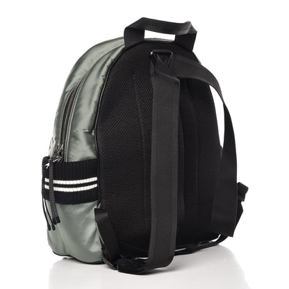 Miu Miu Nylon Satin Patches Bomber Backpack 3 of 10