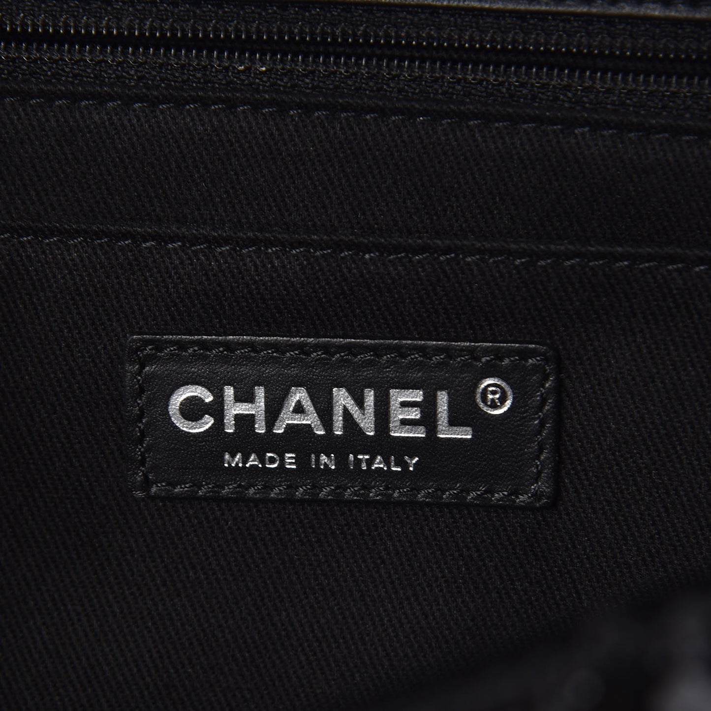 Vinyl Quilted In the Business Flap Bag Black