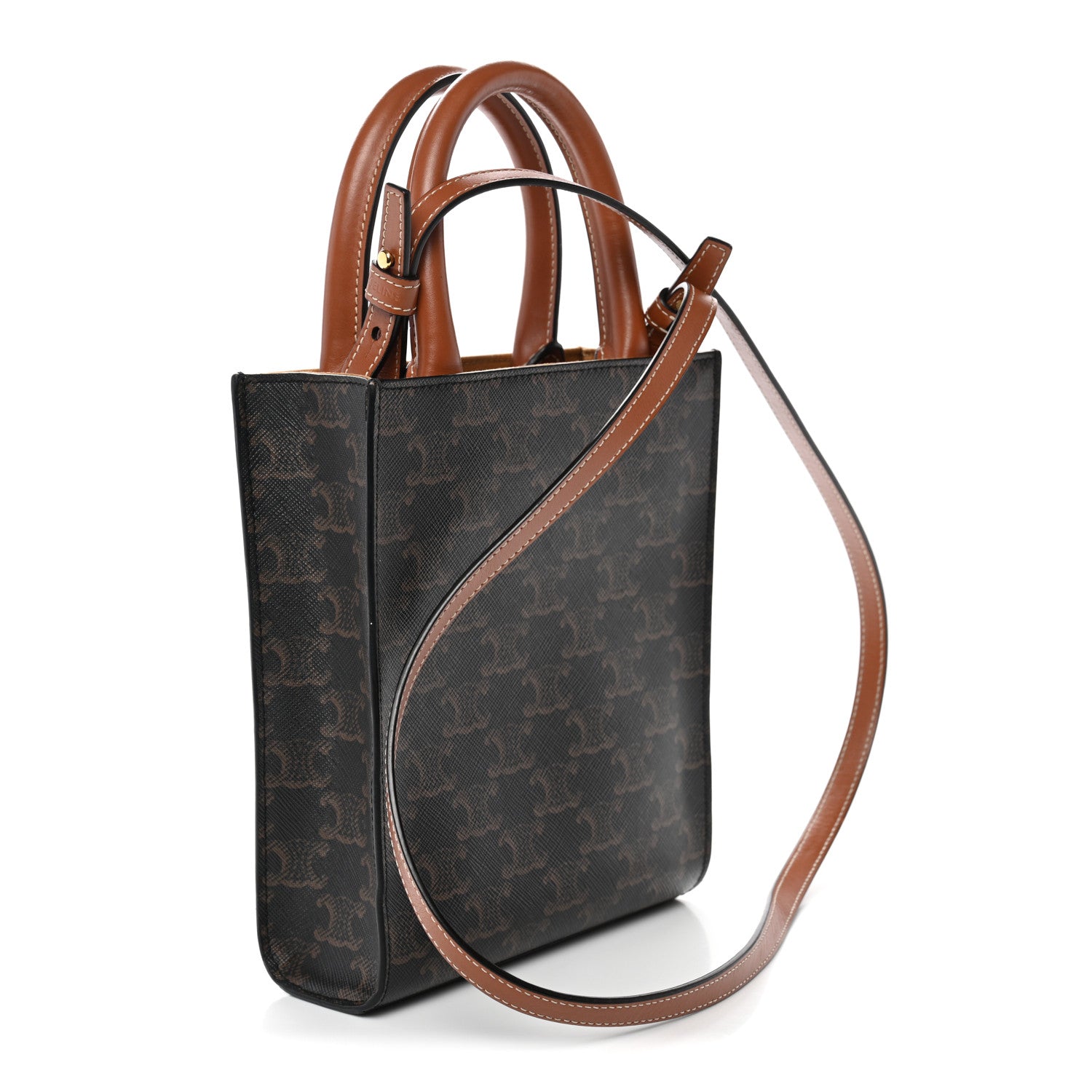 専用　CELINE MINI VERTICAL CABAS IN CANVAS Celine Mini Cabas Vertical Monogram Canvas Crossbody – Siopaella
