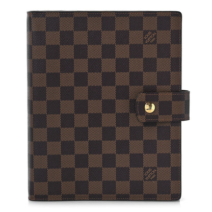 Louis Vuitton Damier Ebene Large Ring Agenda Cover 1 of 8