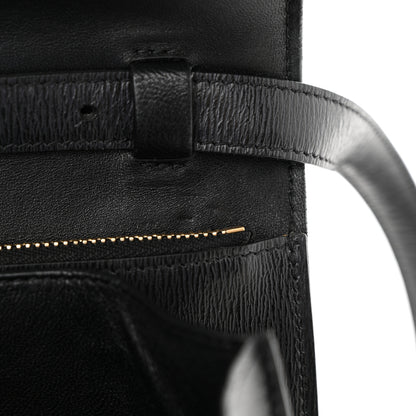 Celine Liege Calfskin Medium Classic Box Flap Bag Black 11 of 12