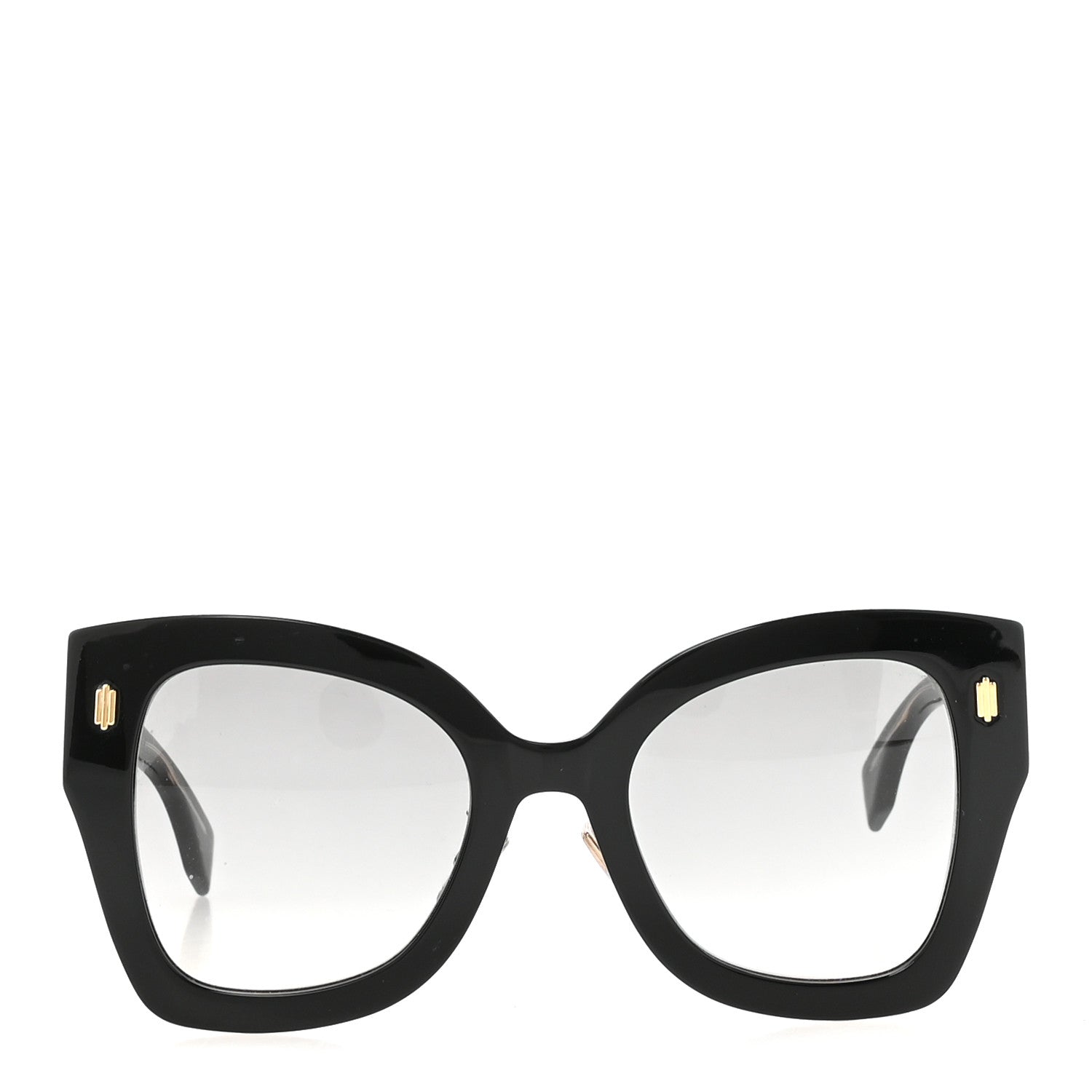 Fendi Acetate FF 53mm Sunglasses FF0434/G/S S Black 2 of 6