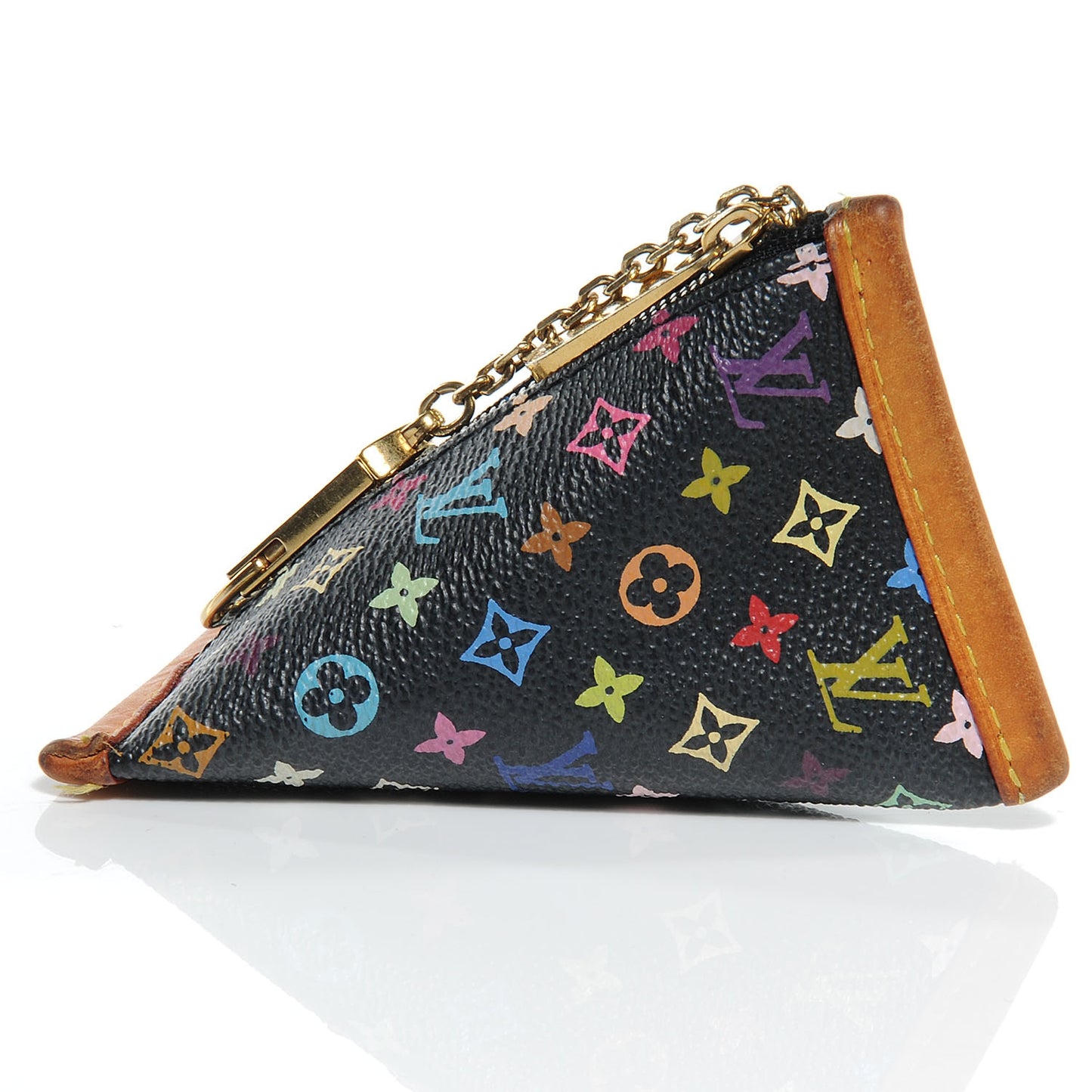Monogram Multicolor Berlingot Coin Purse Black