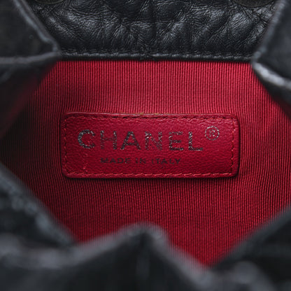 Chanel Aged Calfskin Quilted Gabrielle Backpack Black 5 of 8