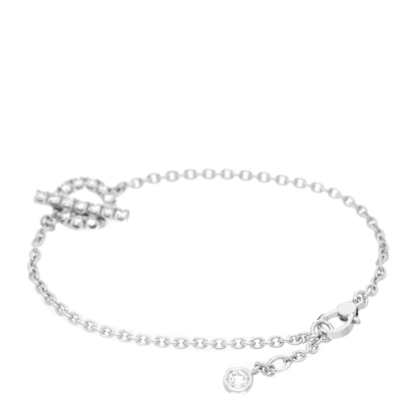18K White Gold Diamond Finesse Bracelet SH