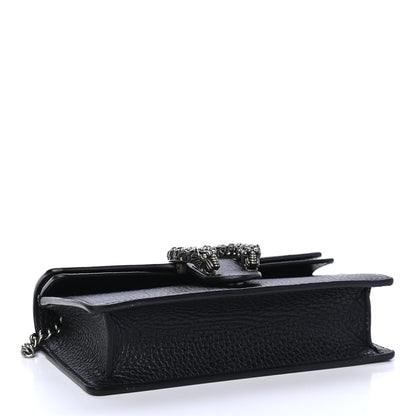 Gucci Calfskin Super Mini Dionysus Shoulder Bag Black 3 of 4