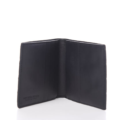 Bottega Veneta Nappa Maxi Intrecciato Bi-Fold Wallet Black 4 of 6