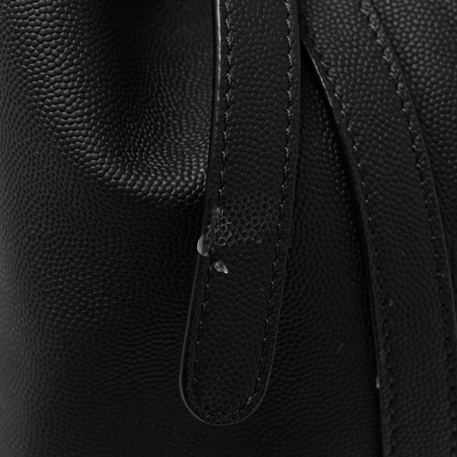 Chanel Grained Calfskin Large Coco Eyelets Shopping Tote Black 9 of 13