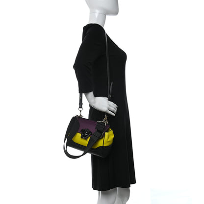 Versace Calfskin Medium Palazzo Empire Colorblock Crossbody Bag Multicolor 2 of 11