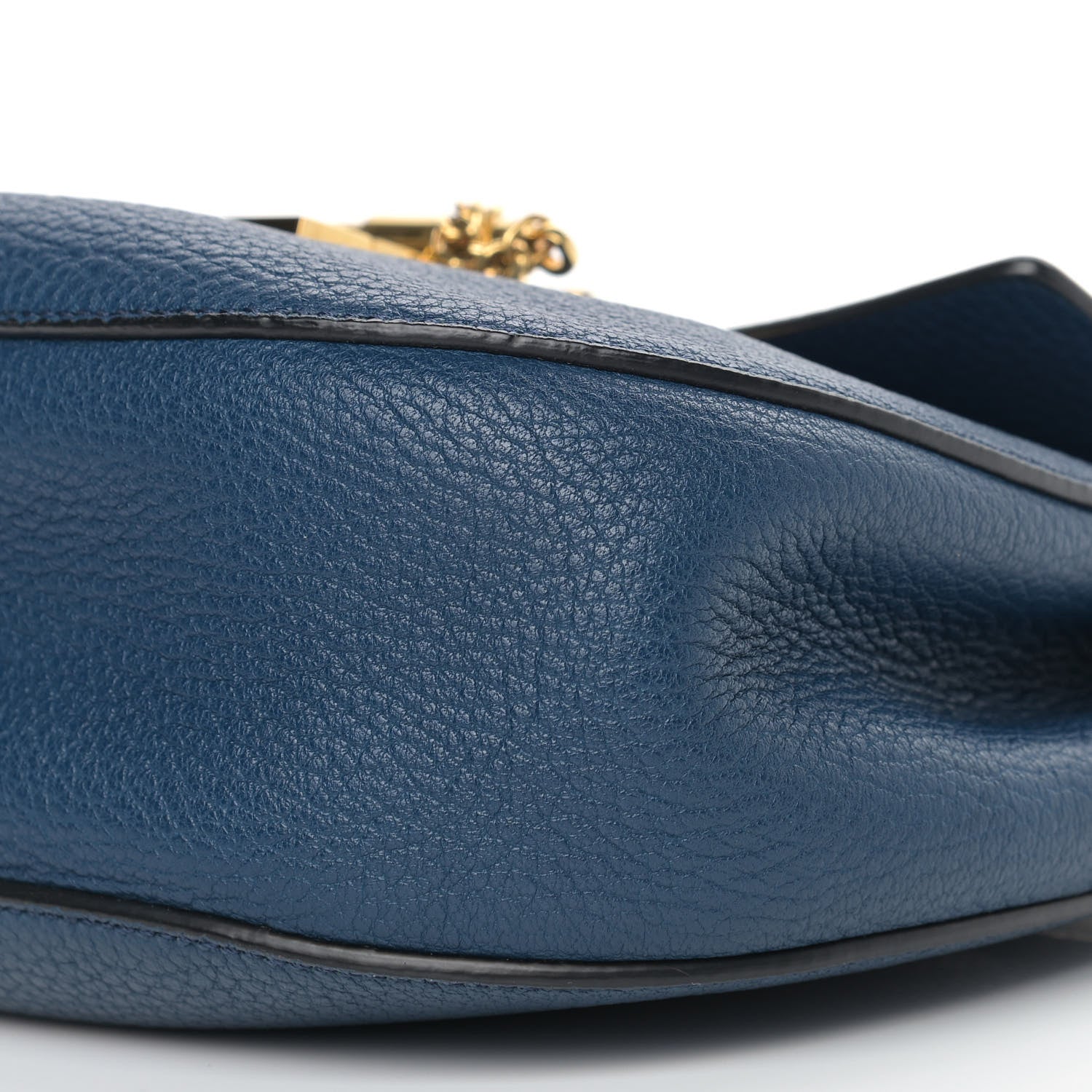 Chloe Grained Lambskin Drew Shoulder Bag Royal Navy 9 of 13