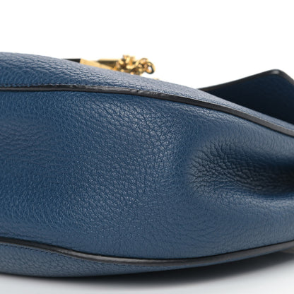 Chloe Grained Lambskin Drew Shoulder Bag Royal Navy 9 of 13